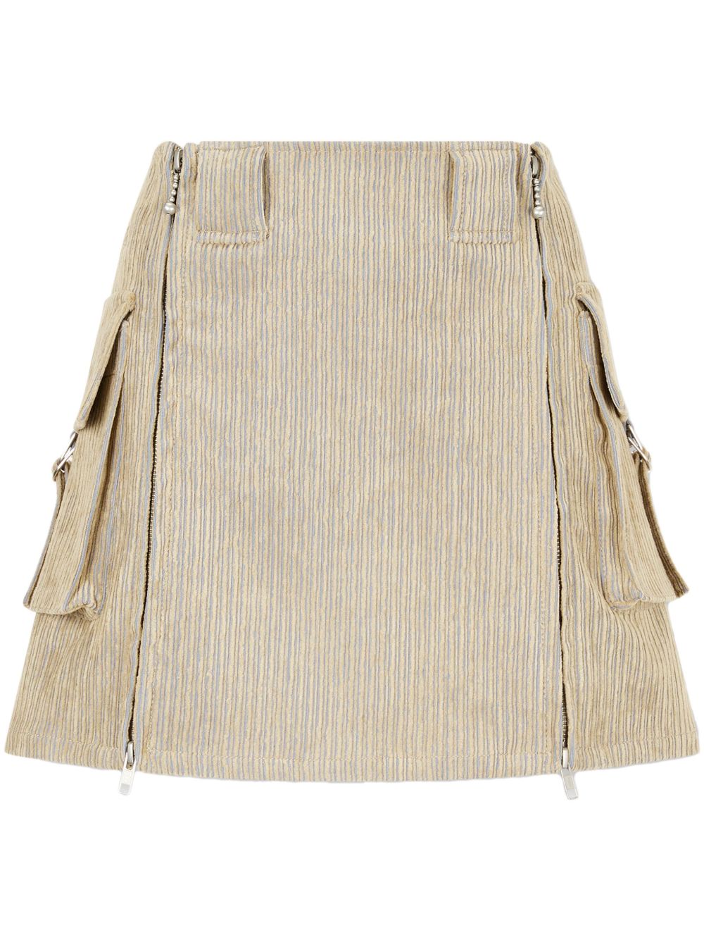 corduroy mini-skirt