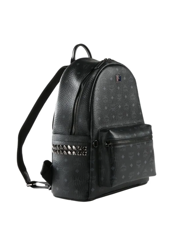 MCM Medium Stark Backpack | Black | FARFETCH