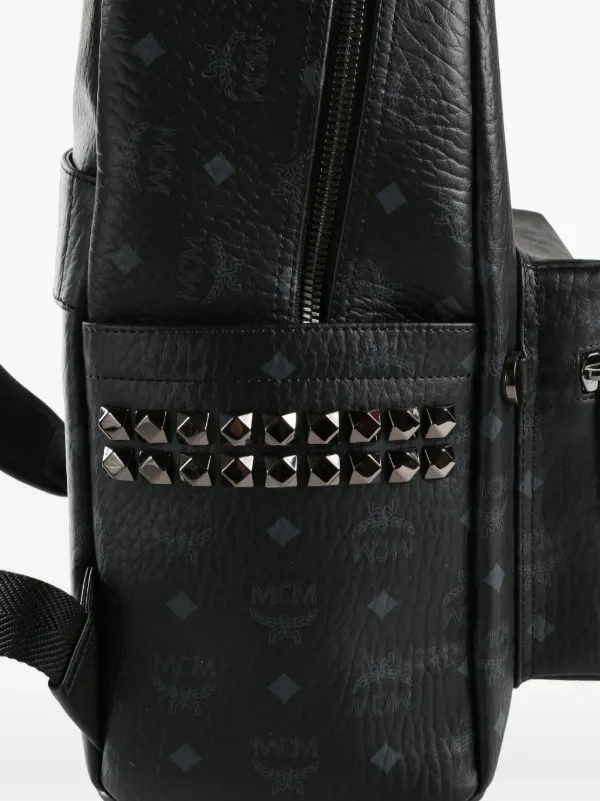 MCM Medium Stark Backpack | Black | FARFETCH