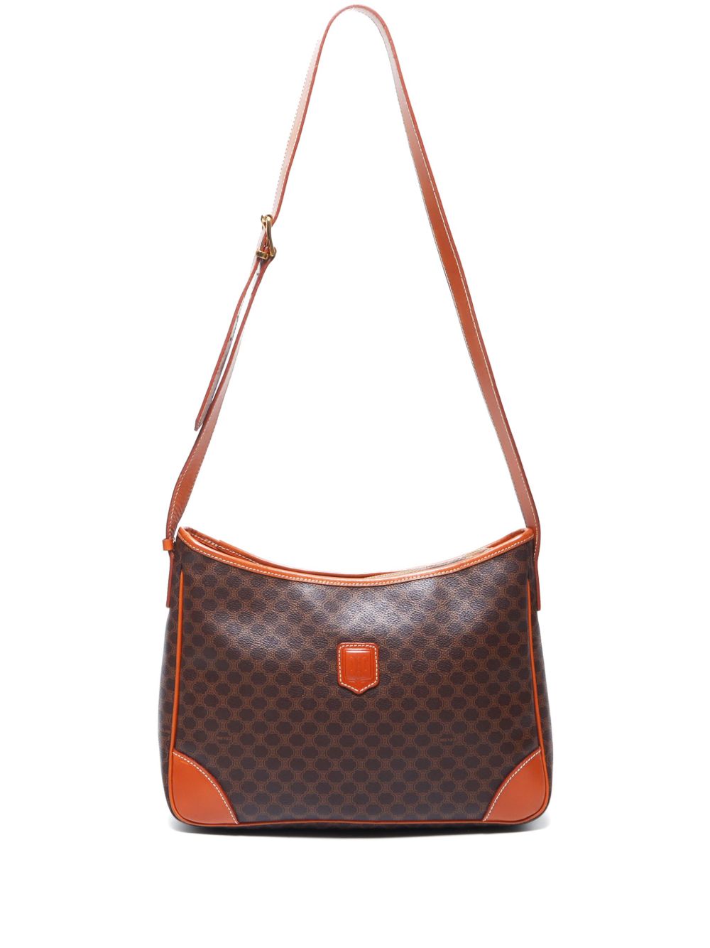 Céline Pre-Owned 2000s Macadam-pattern shoulder bag - Brown