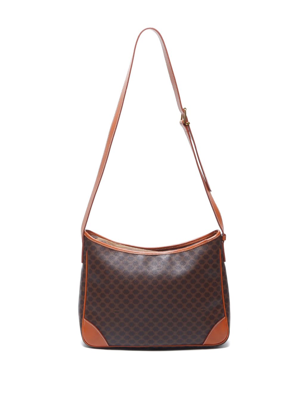 Céline Pre-Owned 2000s Macadam-pattern shoulder bag - Brown