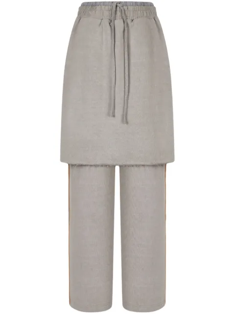 STUDIO TOMBOY layered skirt trousers 