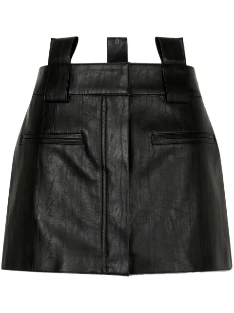 STUDIO TOMBOY leather layered skirt 
