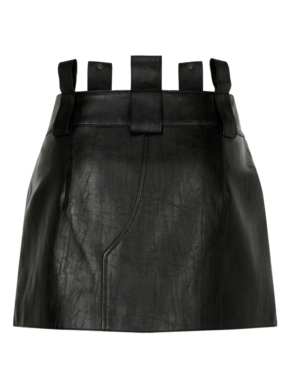 Leather Layered Skirt
