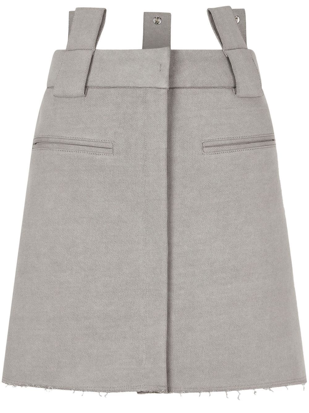 STUDIO TOMBOY jersey pigment mini skirt - Grey