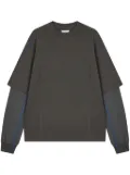 STUDIO TOMBOY pigment layered t-shirt - Grey