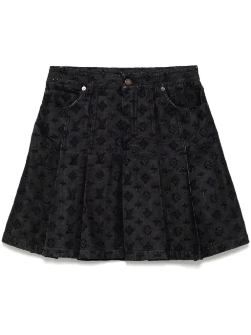 Jupe en jean (années 1990-2000) - Louis Vuitton Pre-Owned - Modalova