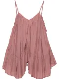 Muller Of Yoshiokubo Gather Cami top - Pink