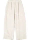 Muller Of Yoshiokubo Panama Fringe trousers - White