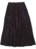 Muller Of Yoshiokubo pleated midi skirt - Black