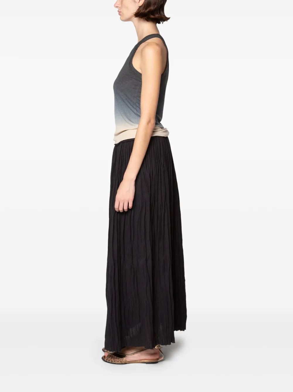 Muller Of Yoshiokubo Pleated Midi Skirt