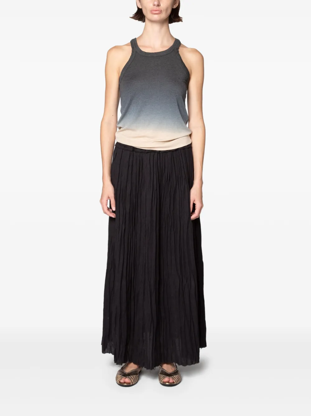 Muller Of Yoshiokubo pleated midi skirt | Pleated Skirts | Image 2