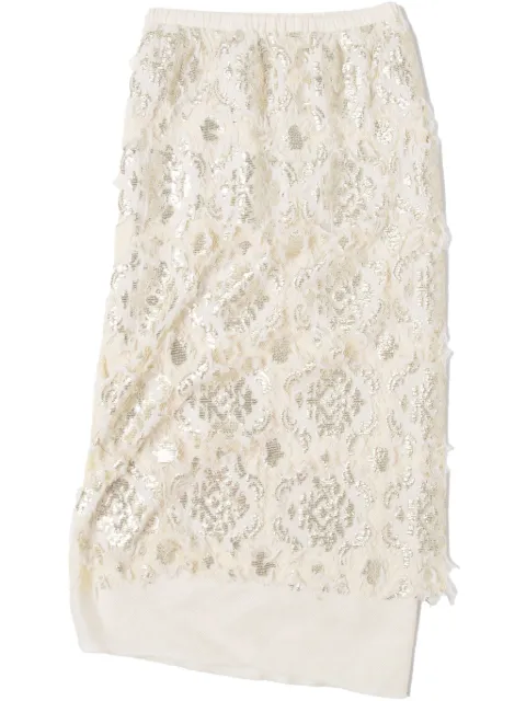 Muller Of Yoshiokubo embroidery midi skirt