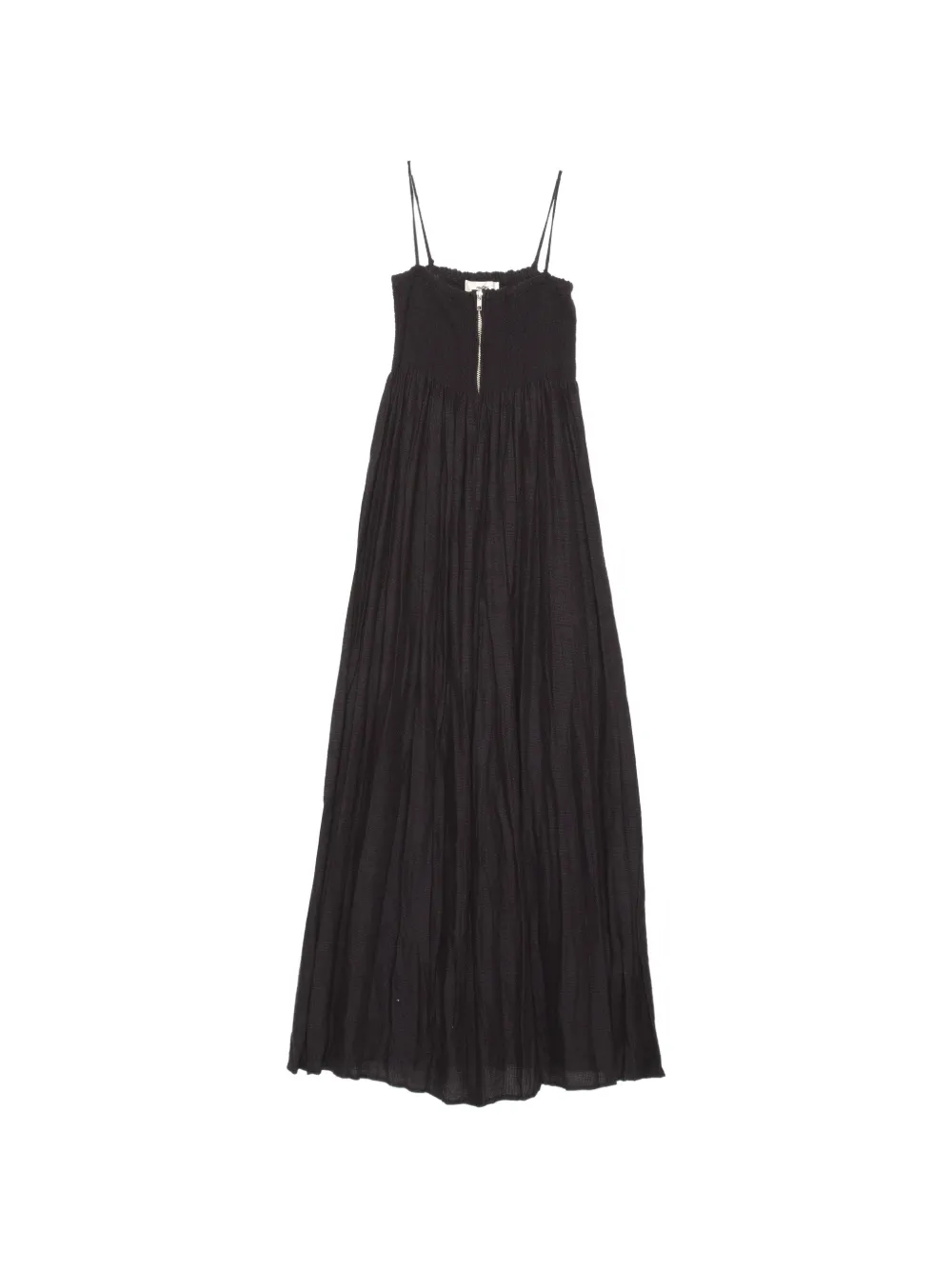 Muller Of Yoshiokubo Panama zip-front-detail maxi dress · 38