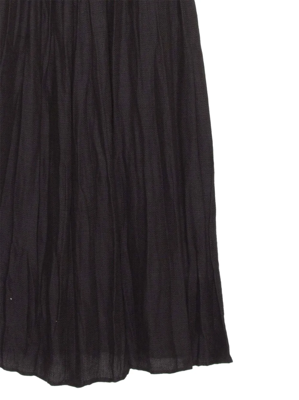 Muller Of Yoshiokubo Panama maxi-jurk met ritsdetail Zwart