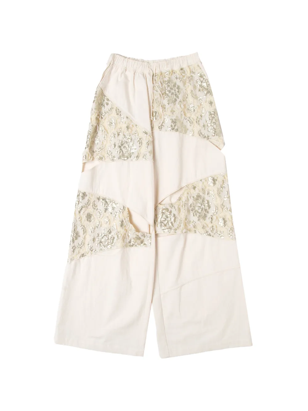 Muller Of Yoshiokubo Glare sequin-embellished trousers - Nude