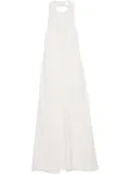 Muller Of Yoshiokubo linen midi dress - White