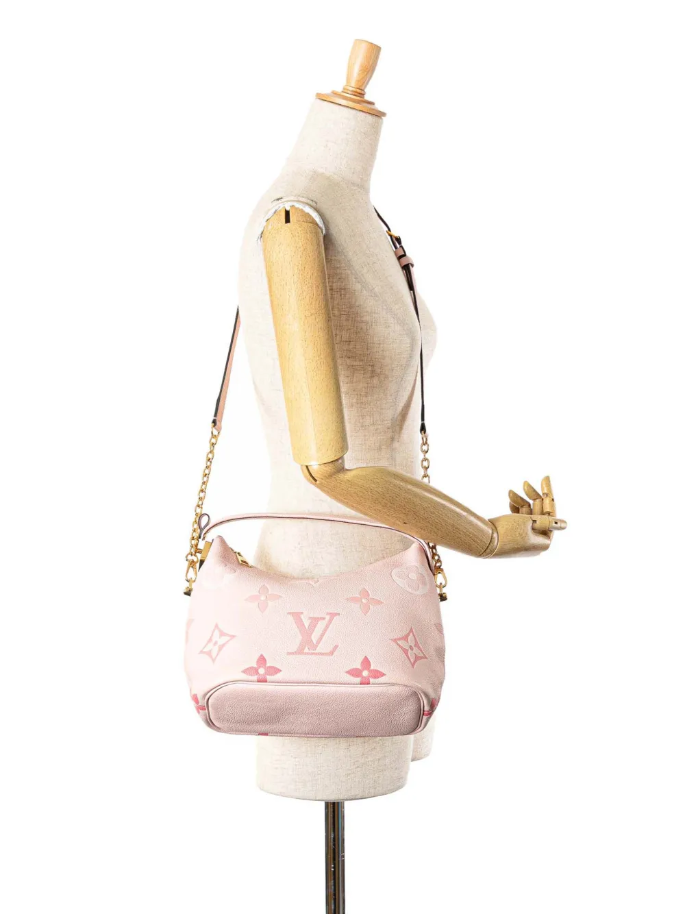 Louis Vuitton Pre-Owned 2021-2024 Monogram Giant Empreinte By The Pool Marshmallow PM boekentas - Roze