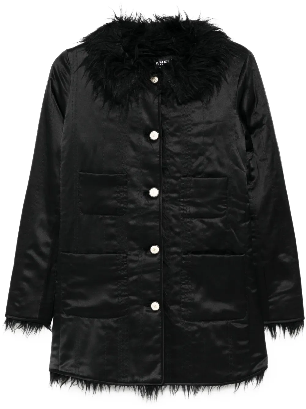 CHANEL Pre-Owned chamarra con botones 2017-2018 | negro | Image 1