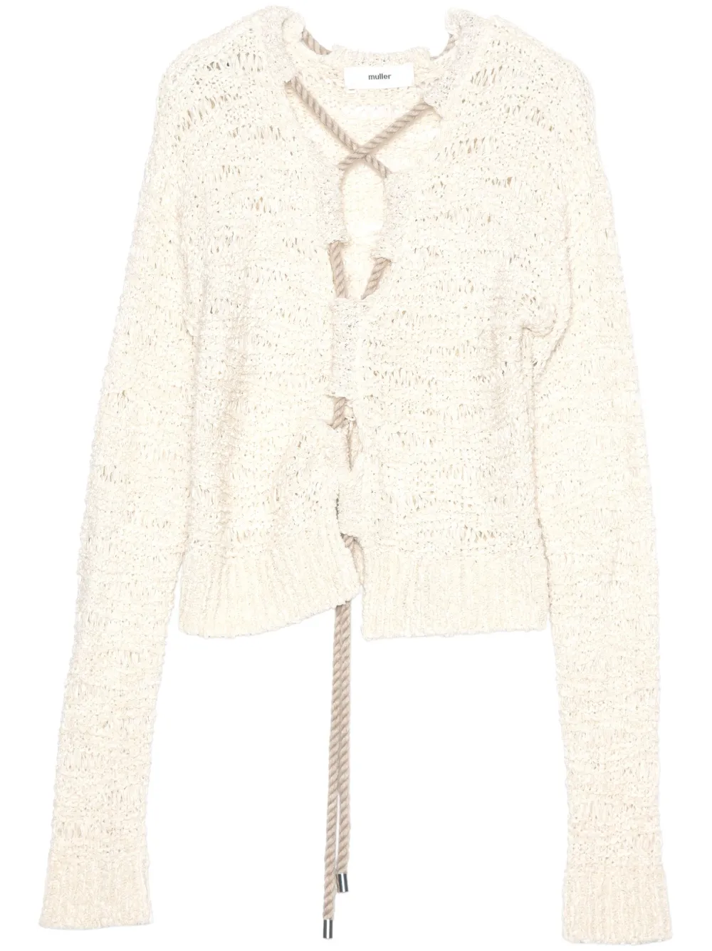 Muller Of Yoshiokubo Gourd cardigan | Neutrals | Image 1