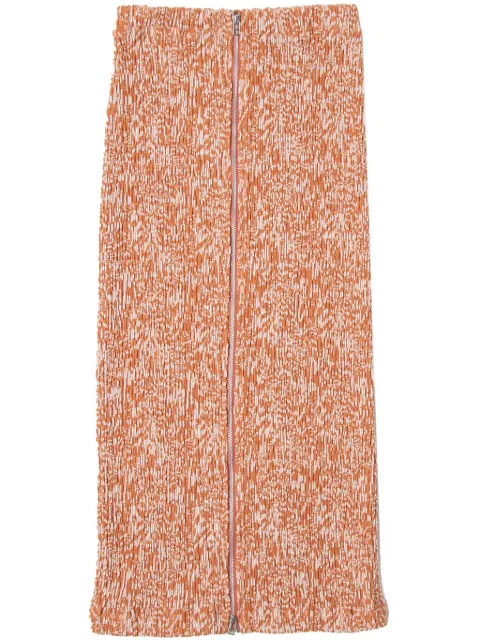 Muller Of Yoshiokubo knitted midi skirt