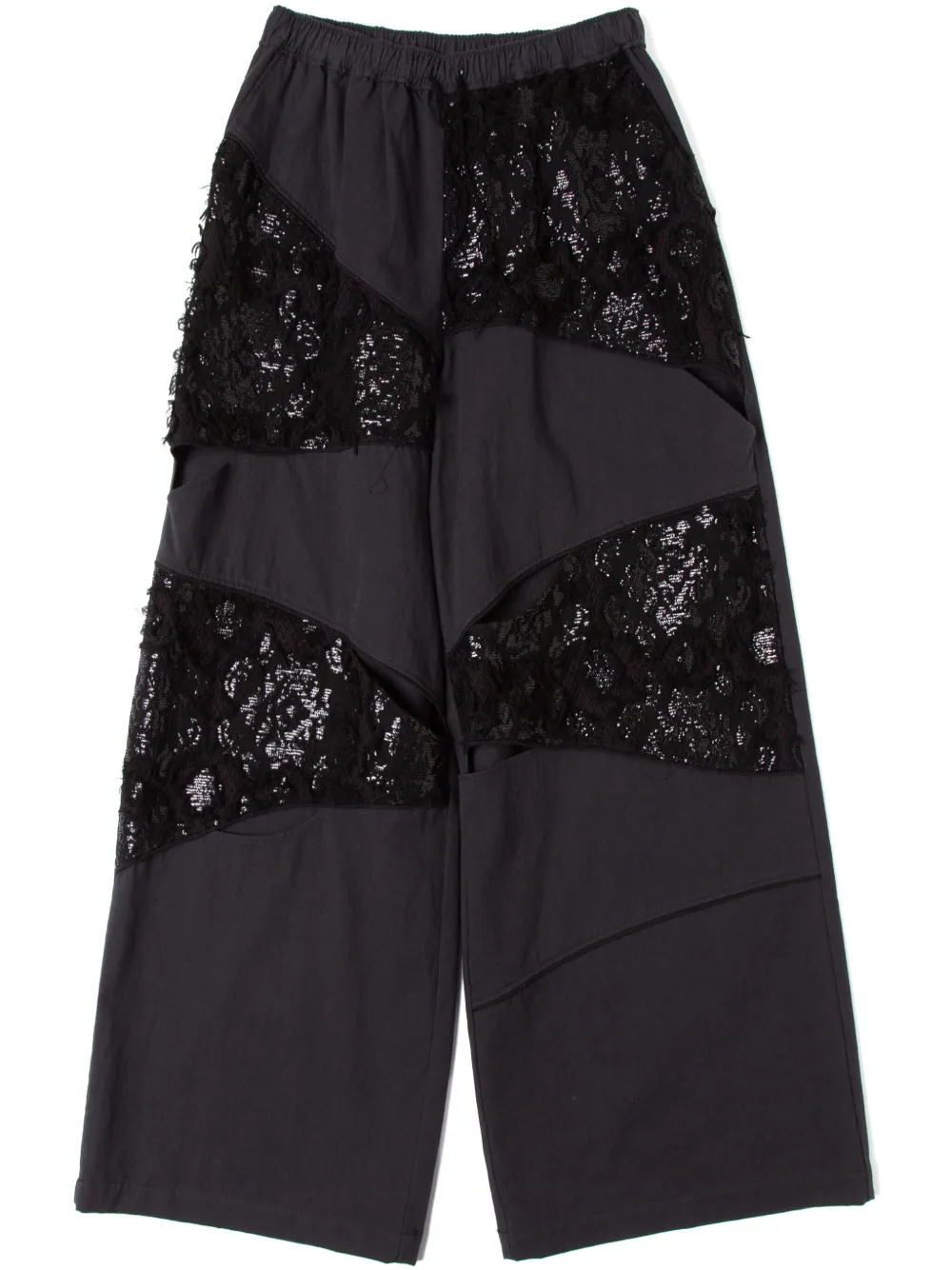 Muller Of Yoshiokubo Zijden broek Zwart