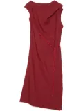 Muller Of Yoshiokubo linen midi dress - Red