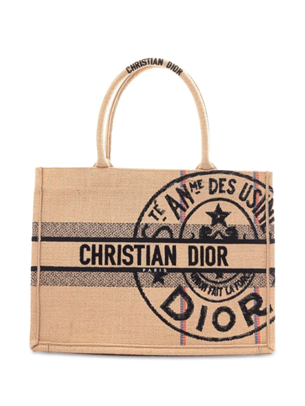 21th Century Medium Canvas Jute Book tote bag