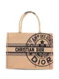 Christian Dior Pre-Owned 21st Century Medium Canvas Jute Book tote bag - Brown