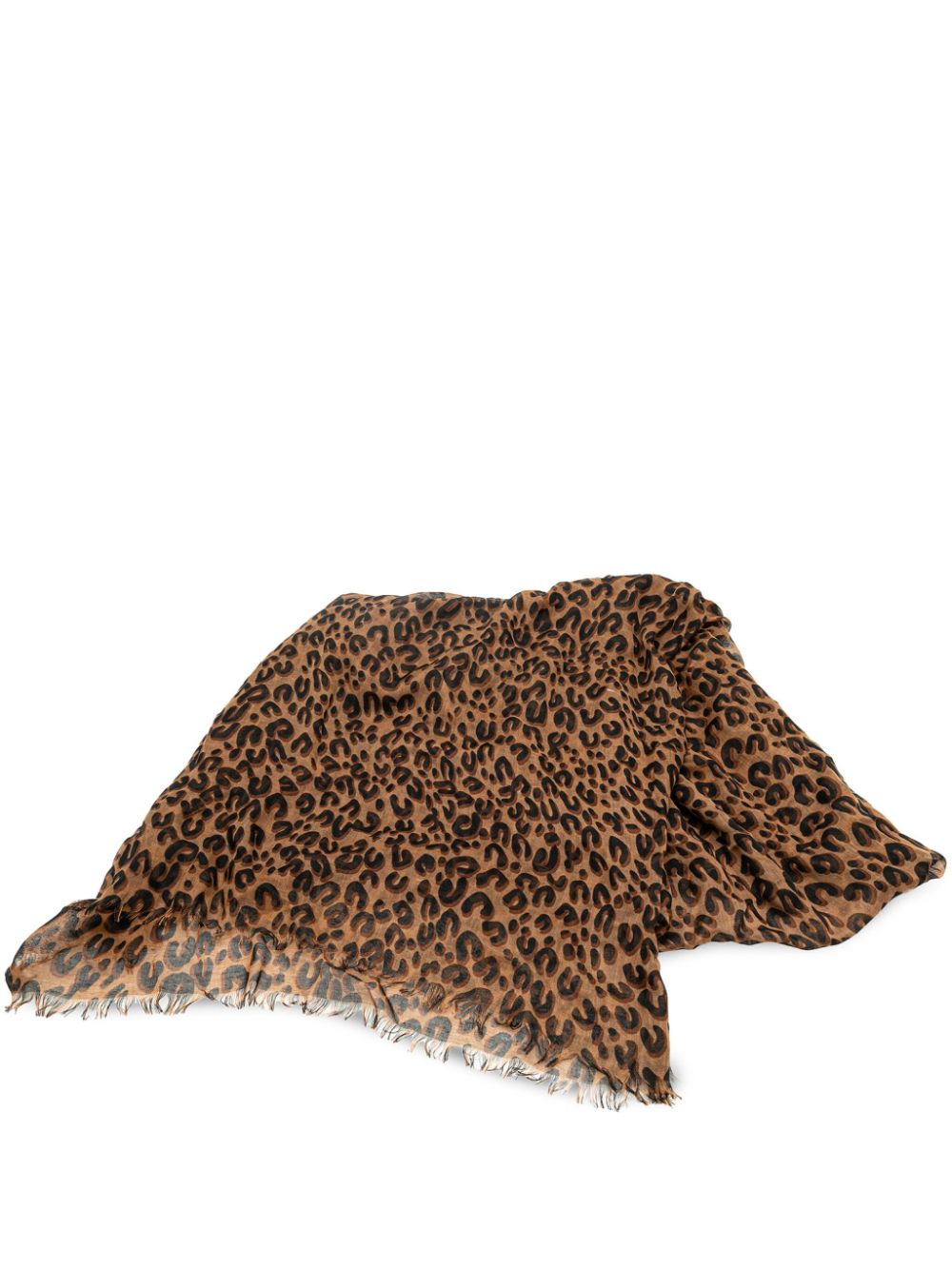 20th Century Stephen Sprouse Leopard Cashmere Silk Scarf scarves