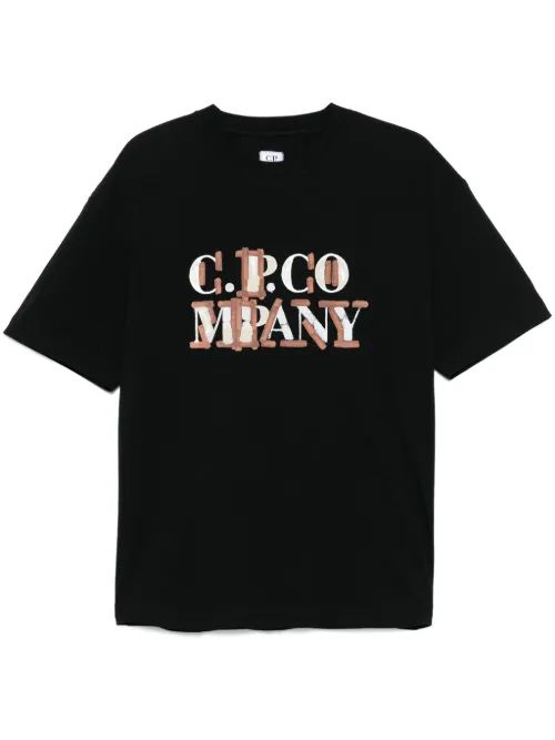 T-shirt à logo imprimé - C.P. Company - Modalova