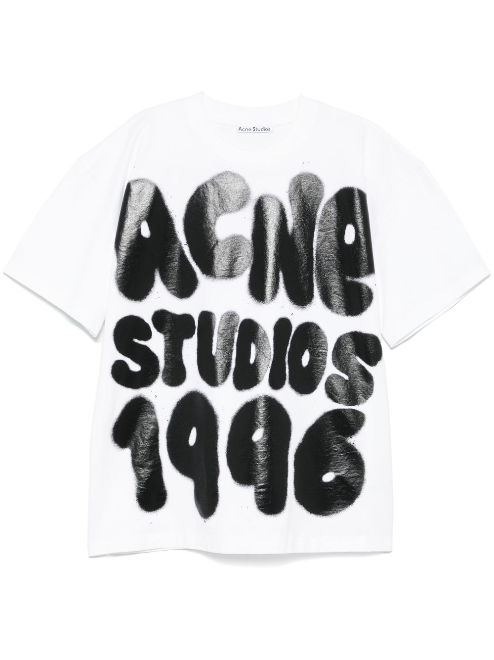 Acne Studios T-shirt met logoprint Wit