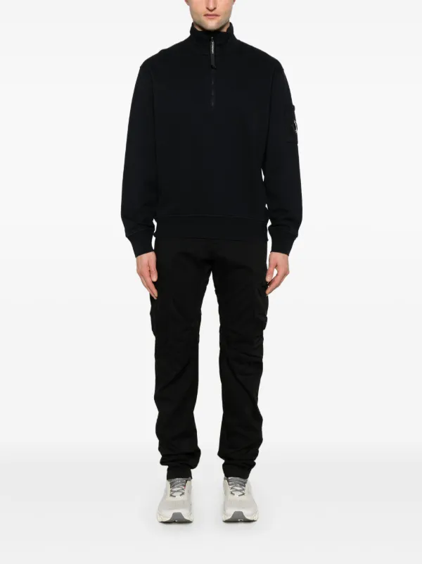 CP COMPANY  スウェットシャツ レンズ付き C.P. Company レンズディテール スウェットシャツ | グリーン