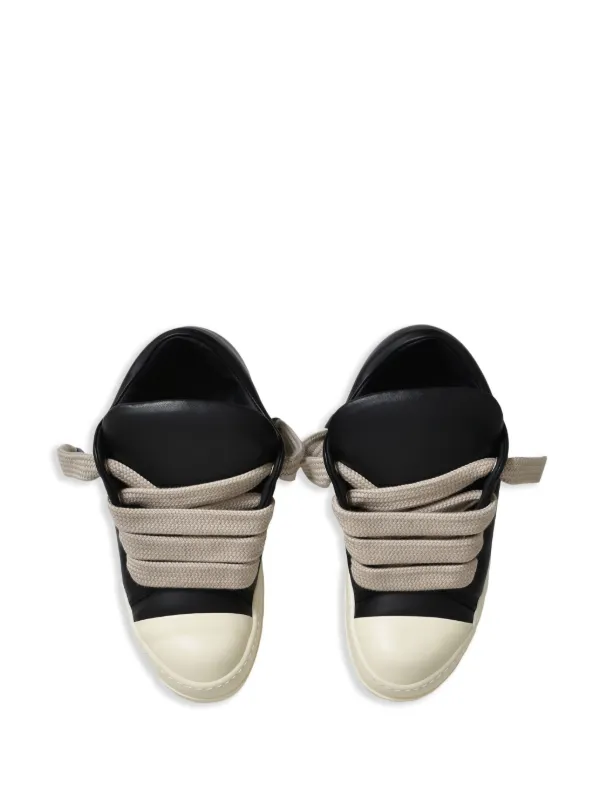Rick Owens Hollywood Jumbolaced Sneakers | Black | FARFETCH