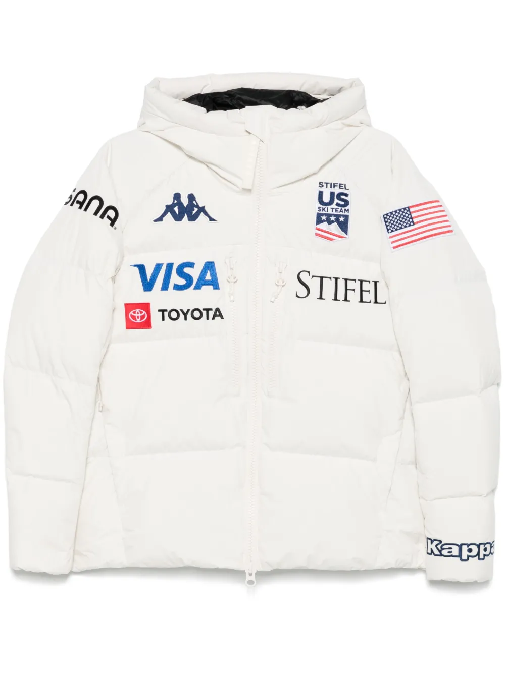 Kappa x US Ski Team 6Cento 668C ski-jack Wit