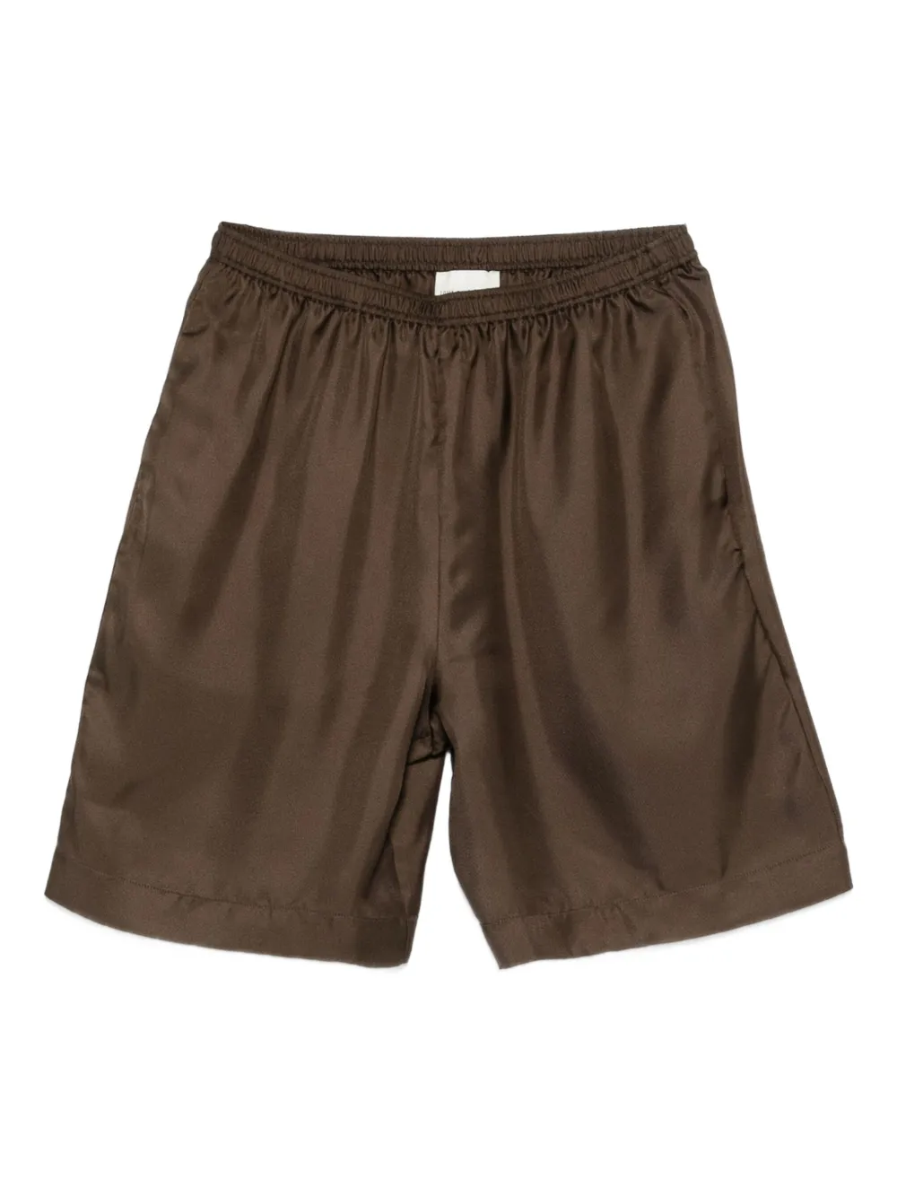 LouLou de Saison Zinia elasticated shorts - Marrone
