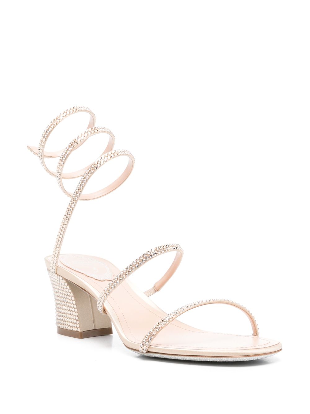 René Caovilla 55 mm Cleo sandalen - Beige