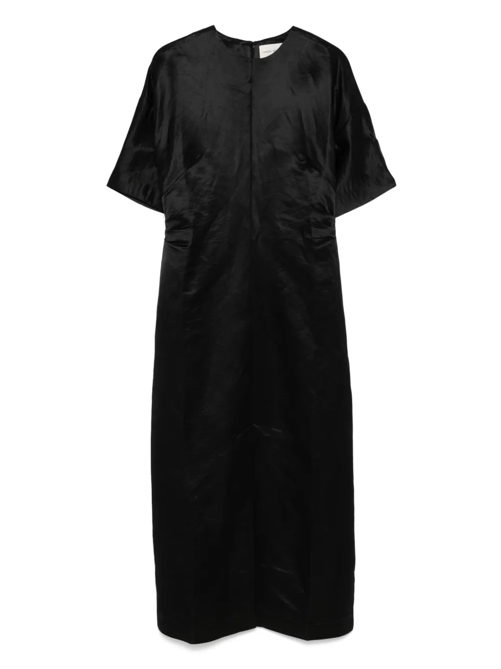 LouLou de Saison short sleeve dress - ブラック LouLou de Saison short sleeve dress - ブラック