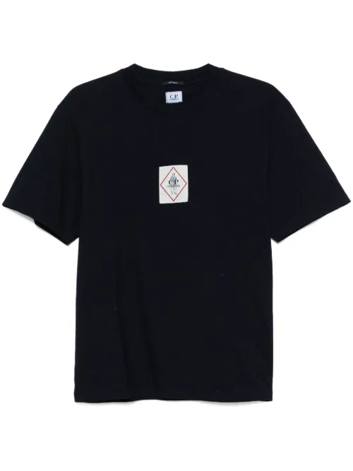 T-shirt à patch logo - C.P. Company - Modalova