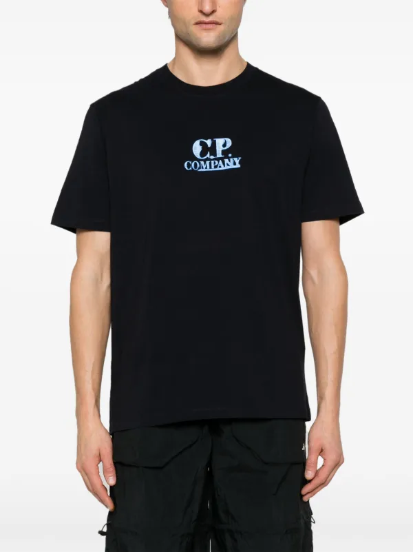 C.P. Company graphic-logo T-shirt | Blue | FARFETCH TR
