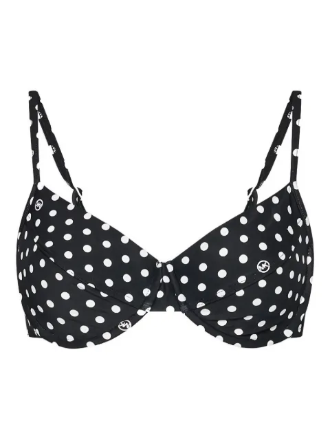 Michael Michael Kors polka-dot belted bikini