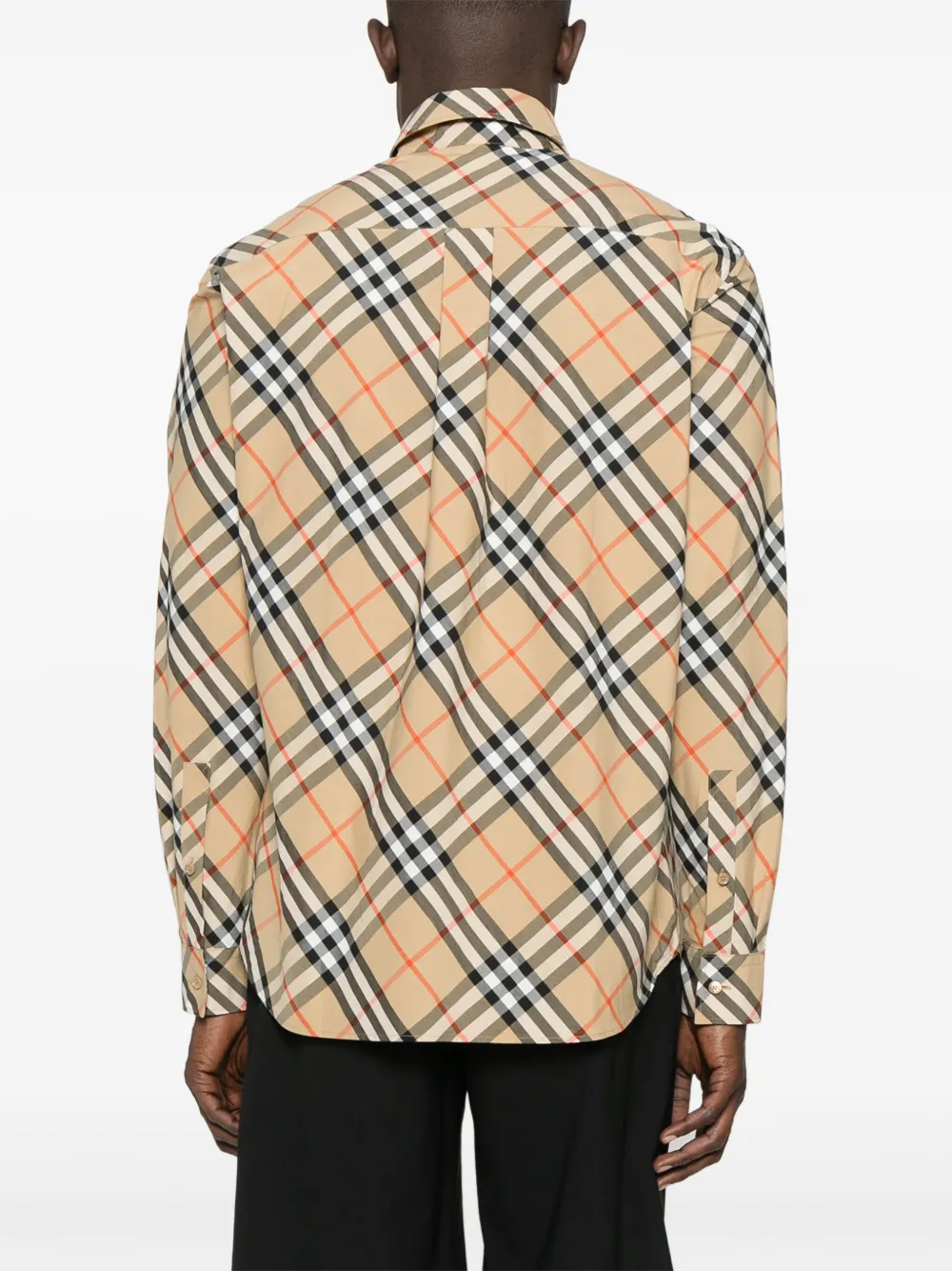Burberry IP-check overhemd Beige