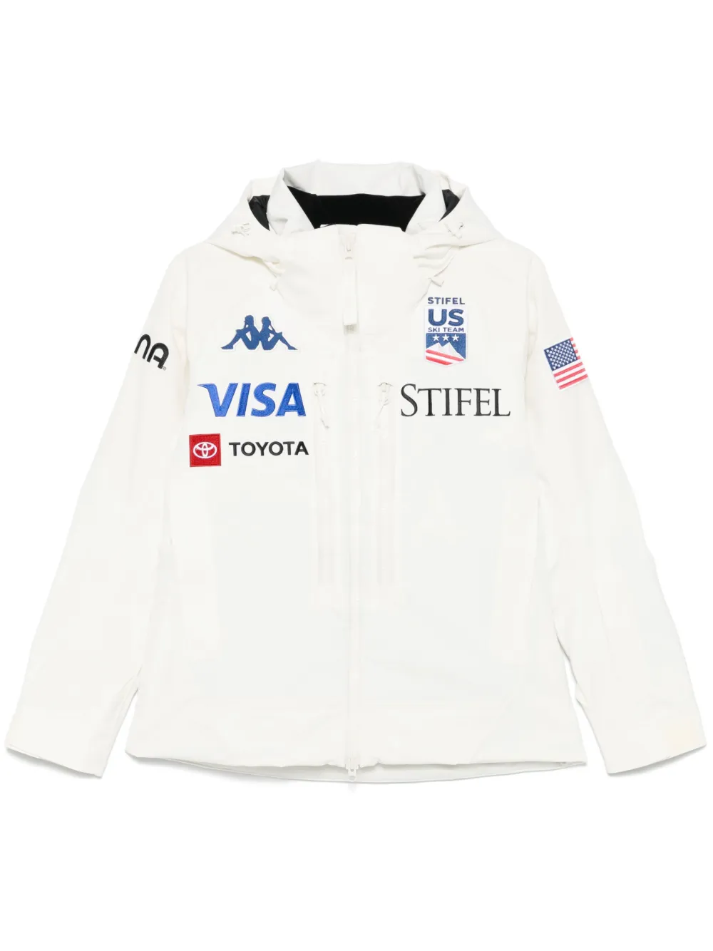 Kappa x US Ski Team 6Cento ski-jack Wit