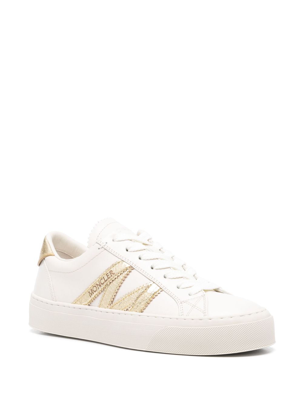 Moncler Monaco2 suède sneakers - Beige