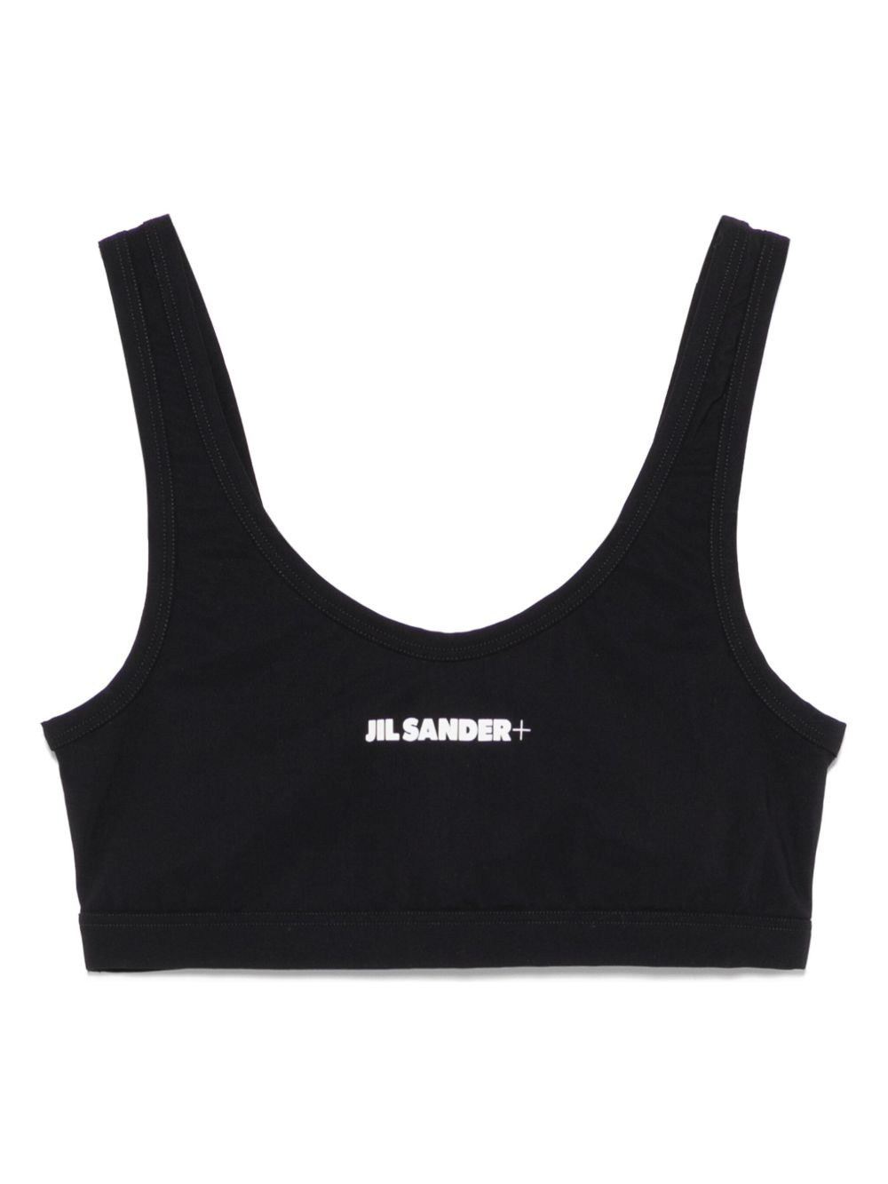 JIL SANDER LOGO-PRINT BIKINI TOP