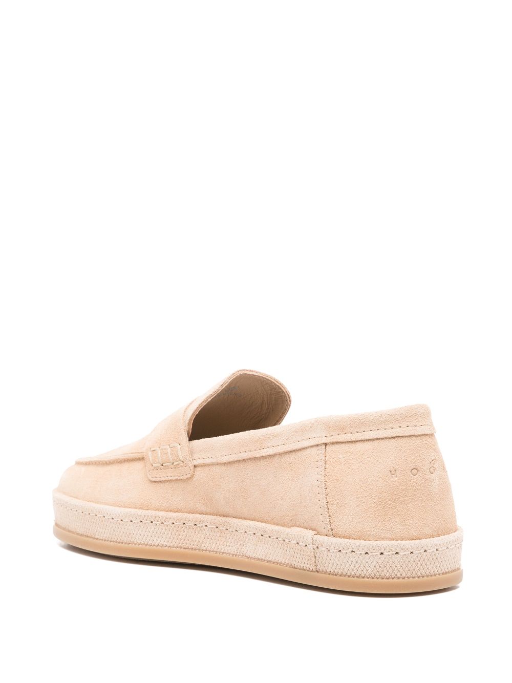 Hogan suede loafers Neutrals