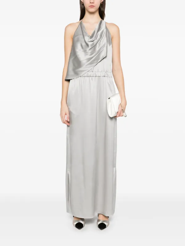 ワンピース GIORGIO ARMANI LONG DRESS IN DOUBLE SILK SATIN Double-faced silk-satin long dress | Giorgio Armani