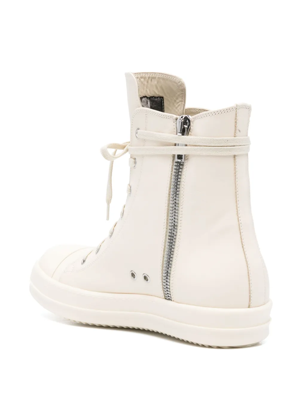 Rick Owens hi-top sneakers White