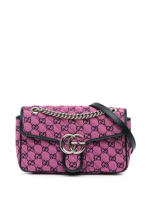 Gucci Pre-Owned 2016-2024 Small GG Canvas GG Marmont crossbody bag