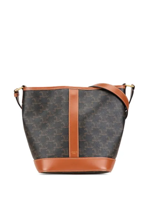 Céline Pre-Owned bolsa Small Triomphe Coated Canvas 2020